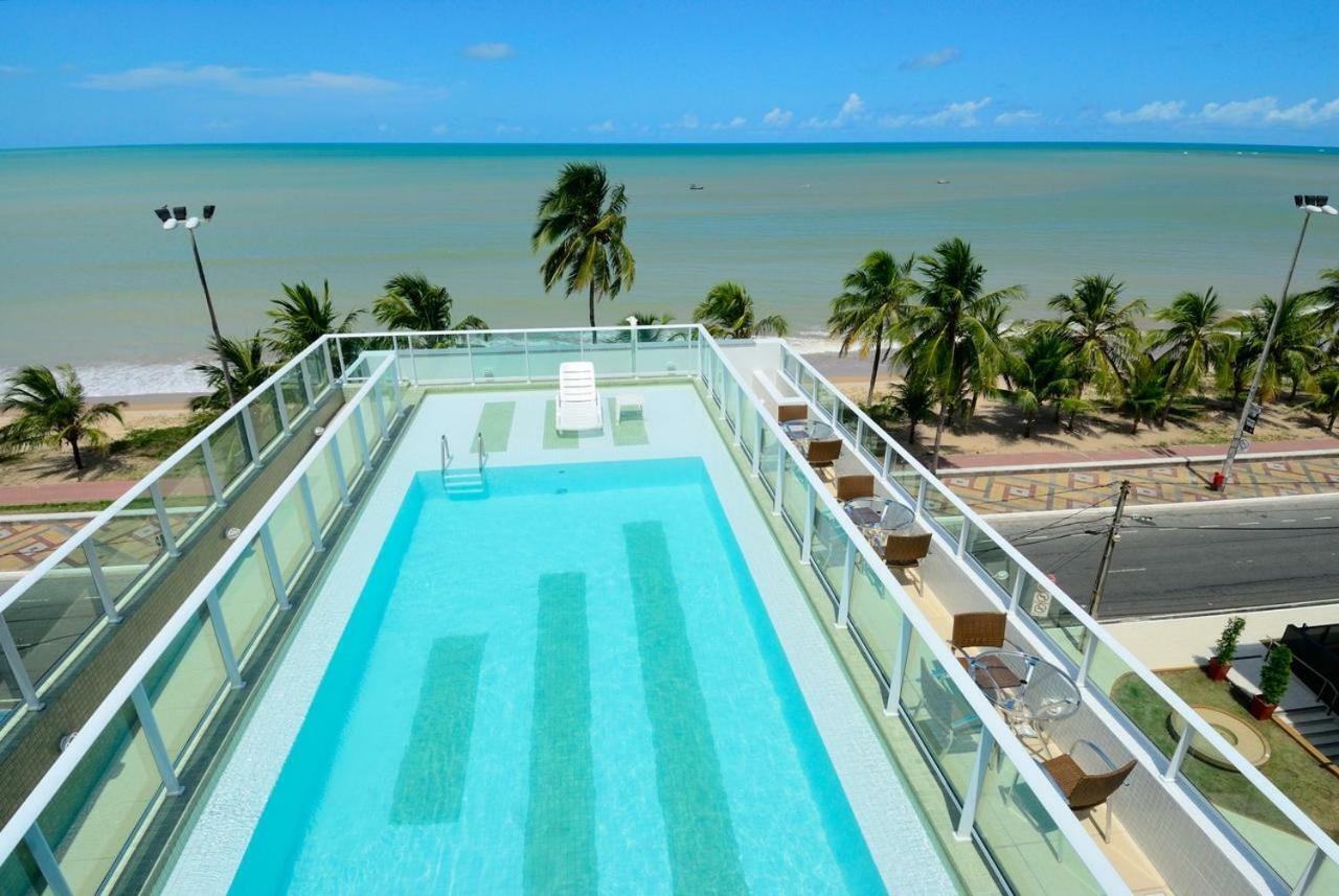 Hotel Flat A Beira Mar De Joao Pessoa Com Ar Zewnętrze zdjęcie